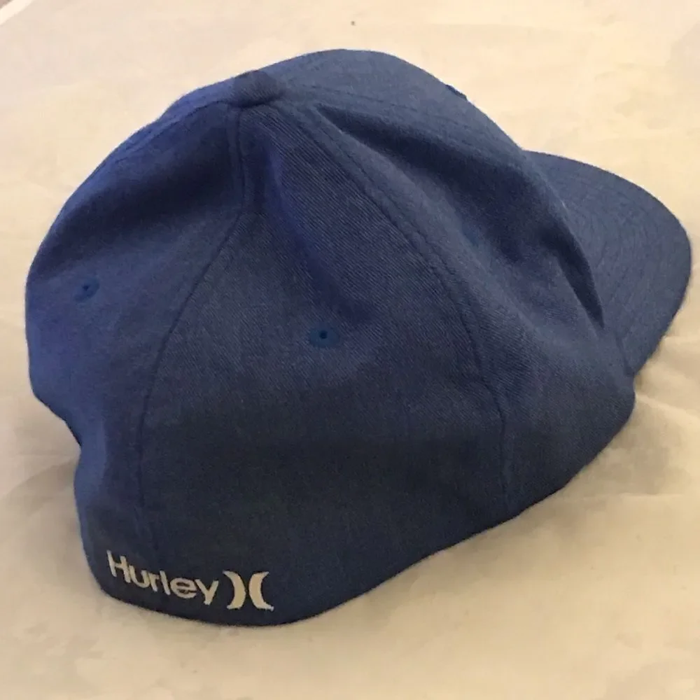 Hurley Blue Flex-Fit Hat